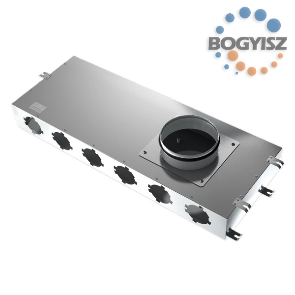 BLAUFAST SR 160/75X8 02 FÉM LÉGELOSZTÓ DOBOZ Ø160 MM, 8 CSONKKAL