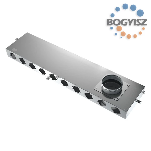 BLAUFAST SR 200/75X10 01 FÉM LÉGELOSZTÓ DOBOZ Ø200 MM, 10 CSONKKAL