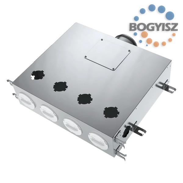 BLAUFAST SR 125/75X6 01 FÉM LÉGELOSZTÓ DOBOZ Ø125MM , 6 CSONKKAL