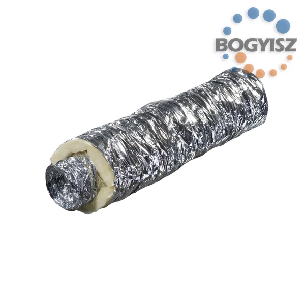 BLAUFAST BLAUFLEX ISO N 127/7.6 HŐ- ÉS HANGSZIGETELT LÉGCSATORNA Ø125 MM, 7600 MM HOSSZ 25 MM ÁSVÁNYGYAPOT SZIGETELÉS