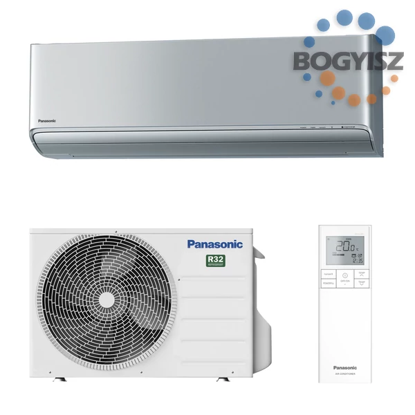 PANASONIC ETHEREA KIT-XZ20-ZKE (EZÜST) INVERTERES SPLIT KLÍMA / 2,0 KW / A+++ / R32