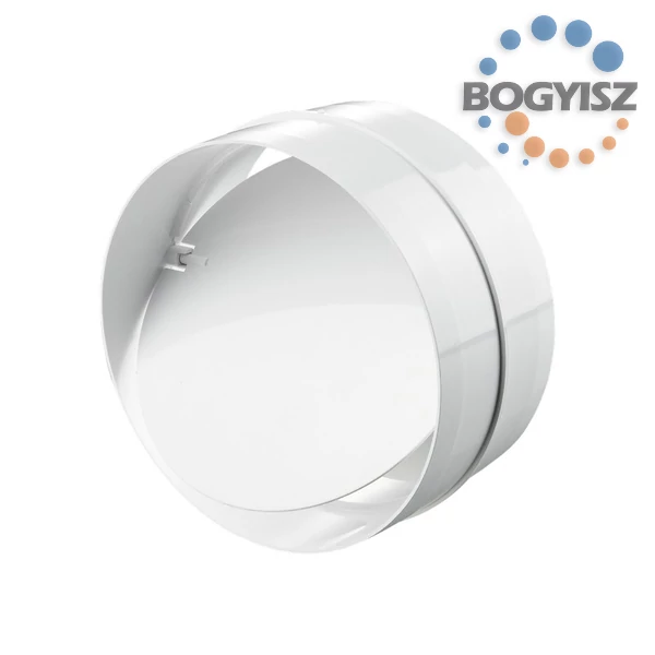 VENTS MŰANYAG CSŐTOLDÓ VISSZACSAPÓSZELEPPEL D=125
