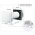 Kép 2/3 - VENTS TWINFRESH COMFO RB1-85 EGYHELYISÉGES EGYCSÖVES HŐVISSZANYERŐS LÉGKEZELŐ BERENDEZÉS