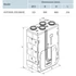 Kép 2/5 - VENTS VUT 270 V5B EC A21 HŐVISSZANYERŐS LÉGKEZELŐ BERENDEZÉS