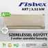 Kép 1/2 - FISHER ART FSAUIF-ART-123AE3-G/FSOAIF-ART-123AE3 INVERTERES KLÍMA (GOLDEN) / 3,52 kW / A+++ / R32 - SZERELÉSSEL EGYÜTT