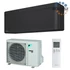 Kép 1/7 - DAIKIN STYLISH FTXA35BB / RXA35A MATT FEKETE INVERTERES KLÍMA / 3,4 kW / A+++ / R32