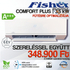 Kép 1/4 - FISHER COMFORT PLUS FSAIF-CP-121AE3 / FSOAIF-CP-121AE3 INVERTERES KLÍMA / 3,5 kW / A+++ / R32