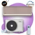 Kép 1/3 - FISHER ART FSAIF-Art-94AE3-G-BR/FSOAIF-Art-94AE3 INVERTERES KLÍMA (GOLD/BROWN) / 2,65 kW / A+++ / R32