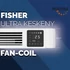 Kép 2/3 - FISHER FFP-SLIM-850L2V-W (FEHÉR) PARAPET/MENNYEZETI FAN-COIL / 3,7 KW