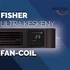 Kép 2/3 - FISHER FFP-SLIM-650L2V-B (FEKETE) PARAPET/MENNYEZETI FAN-COIL / 2,65 KW