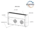Kép 4/5 - FISHER FCFC-80GE4-R MONOBLOKK PARAPET KLÍMABERENDEZÉS / 2,3 KW / A
