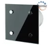 Kép 1/2 - VENTS 100 MODERN T BLACK DEKORATÍV FALI AXIÁLIS VENTILÁTOR
