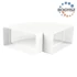 Kép 1/9 - VENTS 90 FOKOS VÍZSZINTES KÖNYÖK LAPOSCSATORNÁHOZ D=100 90X220