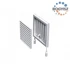 Kép 1/9 - VENTS MŰANYAG SZELLŐZŐRÁCS SZABÁLYOZHATÓ ZSALUVAL 187X187