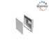 Kép 1/9 - VENTS MŰANYAG SZELLŐZŐRÁCS LAPOS ÉS KÖRCSATORNA 154X154 D100-125/55X110