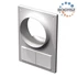 Kép 1/9 - VENTS MŰANYAG SZELLŐZŐRÁCS CSŐCSATLAKOZÓVAL SZERELVE 182X252 D=100