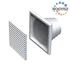 Kép 1/9 - VENTS MŰANYAG SZELLŐZŐRÁCSCSŐCSATLAKOZÓVAL 187X187 D=100/110/120