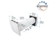 Kép 2/3 - VENTS TWINFRESH EASY RL7-50-17 EGYHELYISÉGES EGYCSÖVES HŐVISSZANYERŐS LÉGKEZELŐ BERENDEZÉS