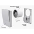 Kép 2/3 - VENTS 100 STYLE T AUTOMATA ZSALUS AXIÁLIS VENTILÁTOR