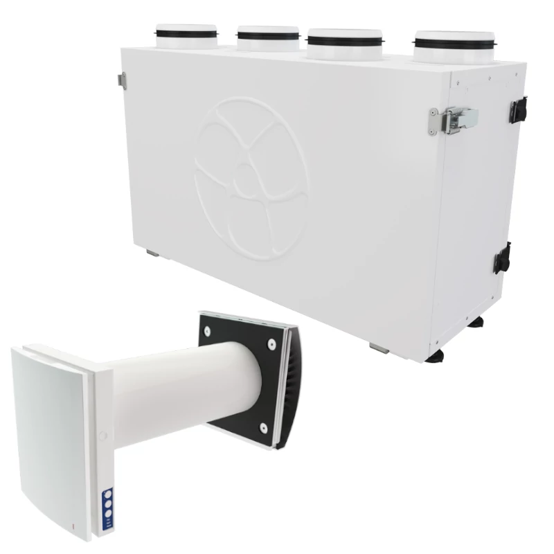 BLAUBERG EGYHELYISÉGES - KÖZPONTI HŐVISSZANYERŐ SZELLŐZTETŐ