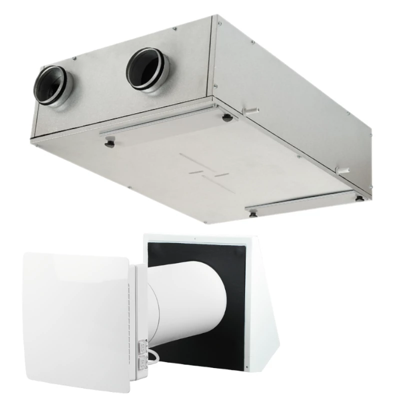 VENTS EGYHELYISÉGES - KÖZPONTI HŐVISSZANYERŐ SZELLŐZTETŐ