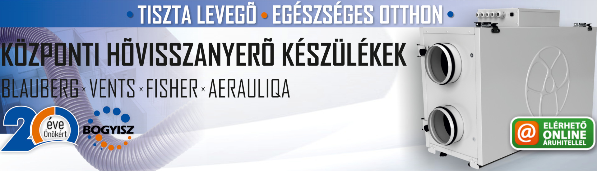 KÖZPONTI HŐVISSZANYERŐ